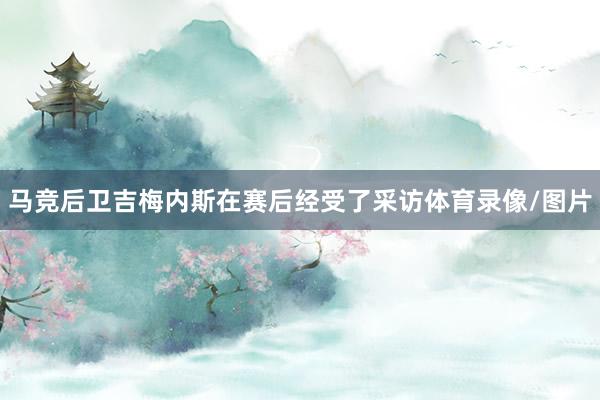 马竞后卫吉梅内斯在赛后经受了采访体育录像/图片